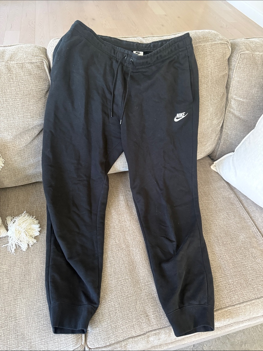 Nike black joggers